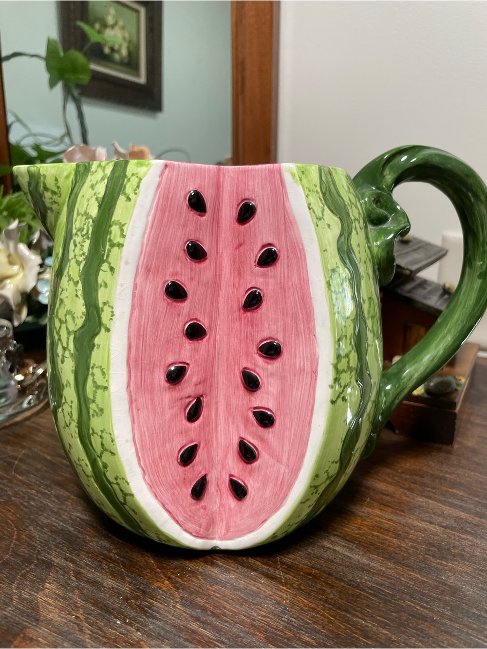1993 Boston Warehouse Trading Co. Watermelon Pitcher